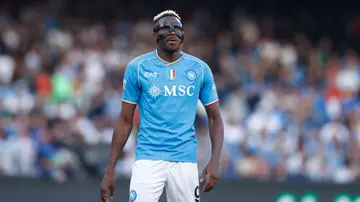 Victor Osimhen's huge release clause of £110million is believed to be a huge stumbling block for a transfer to happen. Photo by Matteo Ciambelli.