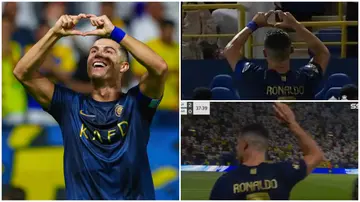 Cristiano Ronaldo, goal celebration, Al-Nassr, Al Shabab, new goal celebration 