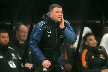 Defending his team - Newcastle manager Eddie Howe