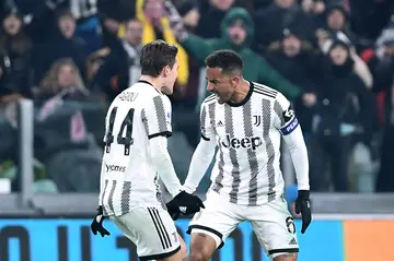 Danilo's (R) equaliser against Atalanta was his second goal of the Serie A season