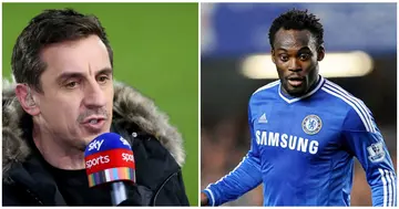 Gary Neville, Essien, Chelsea, Manchester United