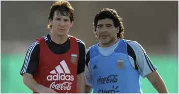 Diego Maradona, Lionel Messi, Argentina, World Cup, coin toss