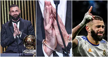 Karim Benzema, Ballon d'Or, Real Betis, broken finger, lucky charm, bandage, signature