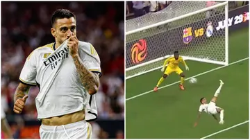 Joselu, Real Madrid, Manchester United, bicycle kick