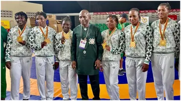 Nigeria, African Games, South Africa, Ghana, medal, table, wrestling