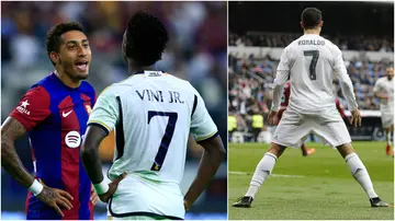 Vinicius Junior, Real Madrid, Barcelona, Carlo Ancelotti, Cristiano Ronaldo