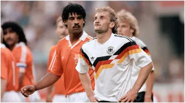 Rudi Voller, Frank Rijkaard, Germany, Netherlands, 1990 World Cup