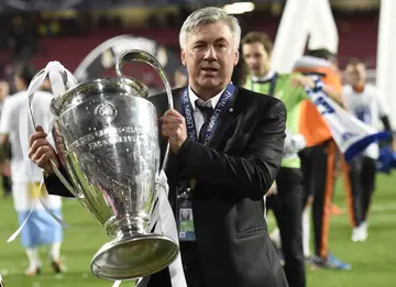 Carlo Ancelotti trophies with Real Madrid