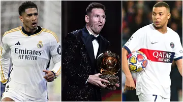 Kylian Mbappe, Lionel Messi, Jude Bellingham, 2024 Ballon d'Or, award, prize, Marcel Desailly, UEFA Champions League, France, Euros.