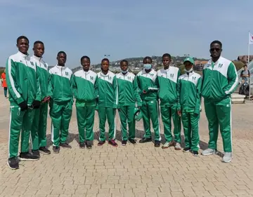 Nigeria's representatives at the ISF World School Games