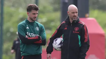 Erik ten Hag, Declan Rice, Mason Mount, Manchester United, Arsenal, Premier League, fit, team.