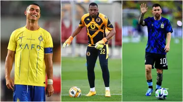 Cristiano Ronaldo, Itumeleng Khune, Lionel Messi, Kaizer Chiefs, Carling Black Label Cup, South Africa