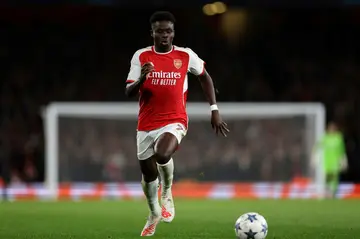 Bukayo Saka scored one goal and made another in Arsenal's 2-0 defeat of Sevilla