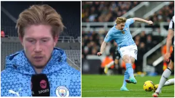 Kevin de Bruyne scored and asissted for Man City vs Newcastle.