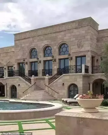 Floyd Mayweather shows off his new home in Los Angeles