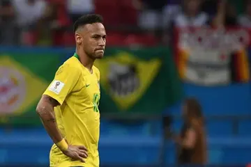 Brazil superstar Neymar wrestles 19-year old to the ground for nutmegging him in training