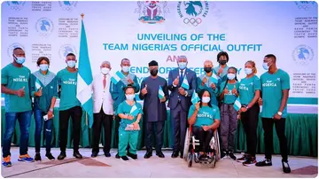 Vice president Yemi Osinbajo unveils Team Nigeria's kit for Tokyo Olympics 2020