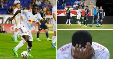 Dru Yearwood, Sport, Sent Off, Major League Soccer, Game, Unintentionally, Injuring, Fans, World, News, New York Red Bulls
