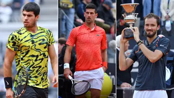 Novak Djokovic, French Open, Roland Garros, Carlos Alcaraz, Daniil Medvedev, Rafael Nadal