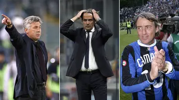 Serie A, Carlo Ancelotti, Roberto Mancini, Simone Inzaghi, Fabio Capello, 