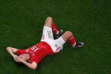 Down and out: Wales crashed out of the World Cup after winning just a single point