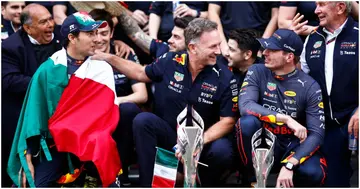 Sergio Perez, Max Verstappen, Red Bull Racing, Formula 1, Brazil GP, Lewis Hamilton