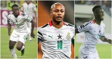 Ghana, Captain, Andre Ayew, Salutes, Afena Gyan, Osman Bukari, Breaking, Black Stars, Goalscoring, Duck