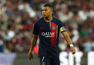 Kylian Mbappe is currently without a club following his PSG exit. Photo by Ian MacNicol.