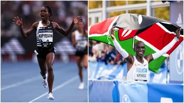 Faith Kipyegon, Eliud Kipchoge, Brigid Kosgei, David Rudisha, Beatrice Chepkoech