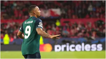 Gabriel Jesus, Arsenal, Sevilla, UEFA Champions League.