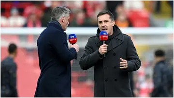 Jamie Carragher, Gary Neville, Liverpool, Manchester United, Anfield.