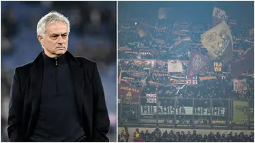 Jose Mourinho received hostile reception on his return to San Siro