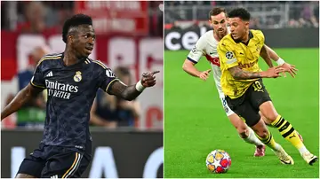 Vinicius Junior, PSG, Real Madrid, Jadon Sancho, Borussia Dortmund, Champions League, praise, clap, applaud.