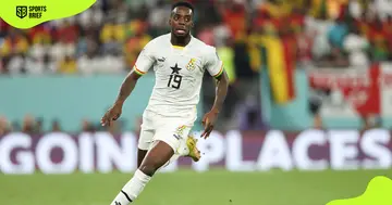 Ghana's Iñaki Williams in action.