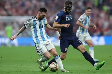 Lionel Messi tormented Croatia defender Josko Gvardiol on the way to setting up Argentina's third goal for Julian Alvarez