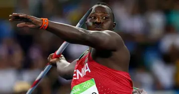 Julius Yego competes during the Men's Javelin Throw Final during the Rio 2016 Olympic Games. Photo by Alexander Hassenstein/Getty Images.