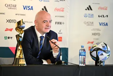 Leena Al Ashqar's husband, Gianni Infantino