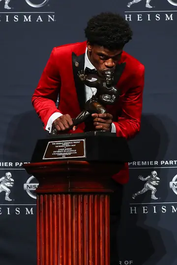 Lamar Jackson's Heisman trophy