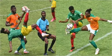 AFCON qualifier ends in confusion as referee collapses in 80th and no substitute is available