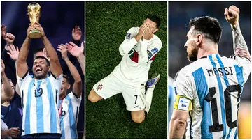 Sergio Aguero, Cristiano Ronaldo, Lionel Messi, Portugal, golazo, Argentina