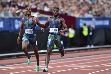 Noah Lyles, Usain Bolt, London Diamond League, Fred Kerley, Netflic, Dina Asher Smith