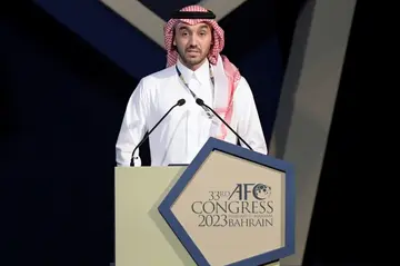 Saudi Arabia's Sports Minister Prince Abdulaziz bin Turki Al-Faisal addressed the Congress