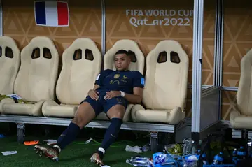 Kylian Mbappe was disconsolate after France lost to Argentina on penalties in the World Cup final