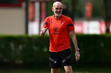 AC Milan's Italian coach Stefano Pioli