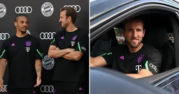 Harry Kane and his Bayern Munich teammates were recipients of new cars courtesy of Audi.