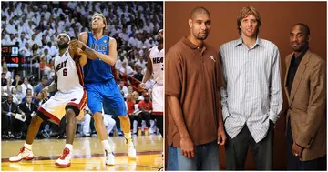 Dirk Nowitzki, Kobe Bryant, Tim Duncan, NBA, Mavericks, Lakers