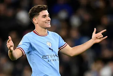 Julian Alvarez scored and got two assists in Man City's 3-1 win over Sevilla