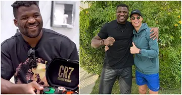 Francis Ngannou, Cristiano Ronaldo, Watch, Saudi Arabia