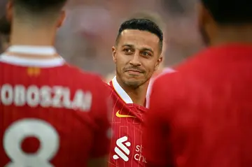 Thiago Alcantara made his last professional appearance for Liverpool against Wolves in May