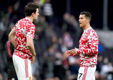 Tension at Old Trafford as Ronaldo and Maguire involved in power tussle